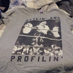Ric Flair WWE t shirt “stylin’ and profilin’” Sz L